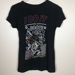 “I Do It With My Boots On" Tee